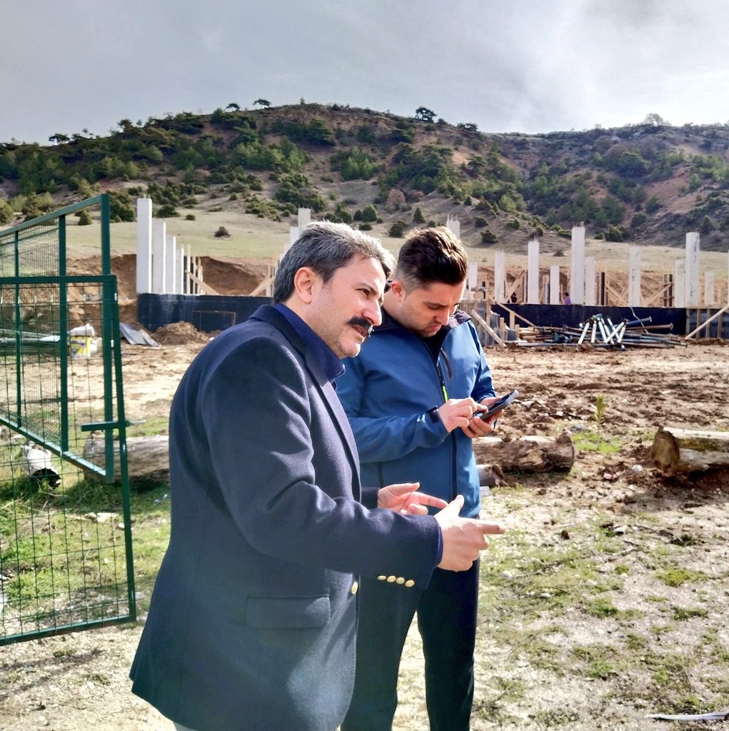 Yusuflar Mahallesi&rsquo;nde 36 atlık barınak inşaatı hızla y&uuml;kseliyor
