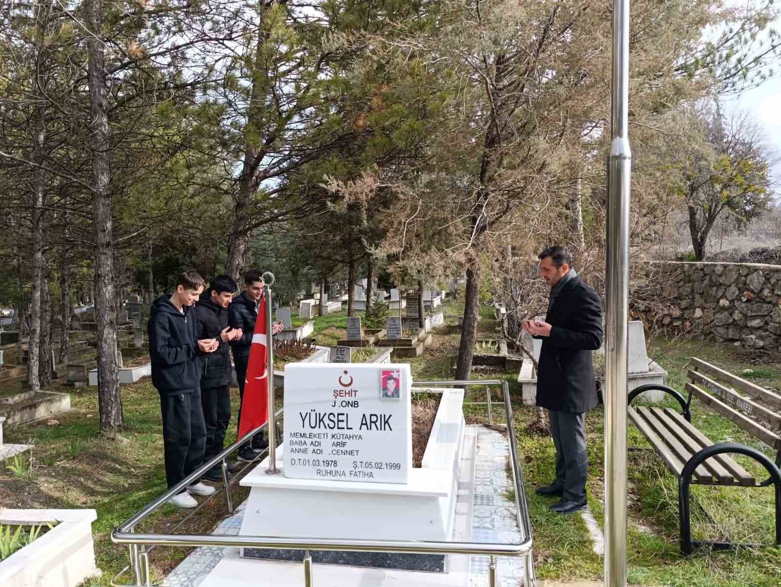 Hisarcık’ta Şehit Yüksel Arık dualarla anıldı