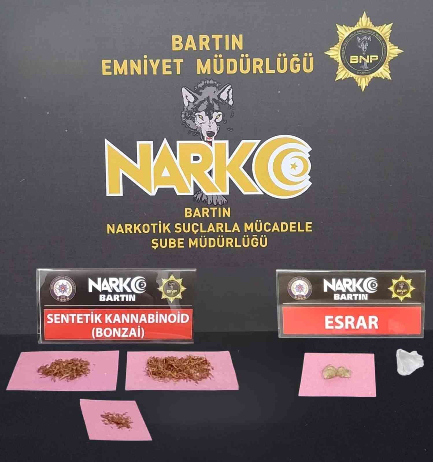 Bartın&rsquo;da uyuşturucu operasyonları: 9 g&ouml;zaltı
