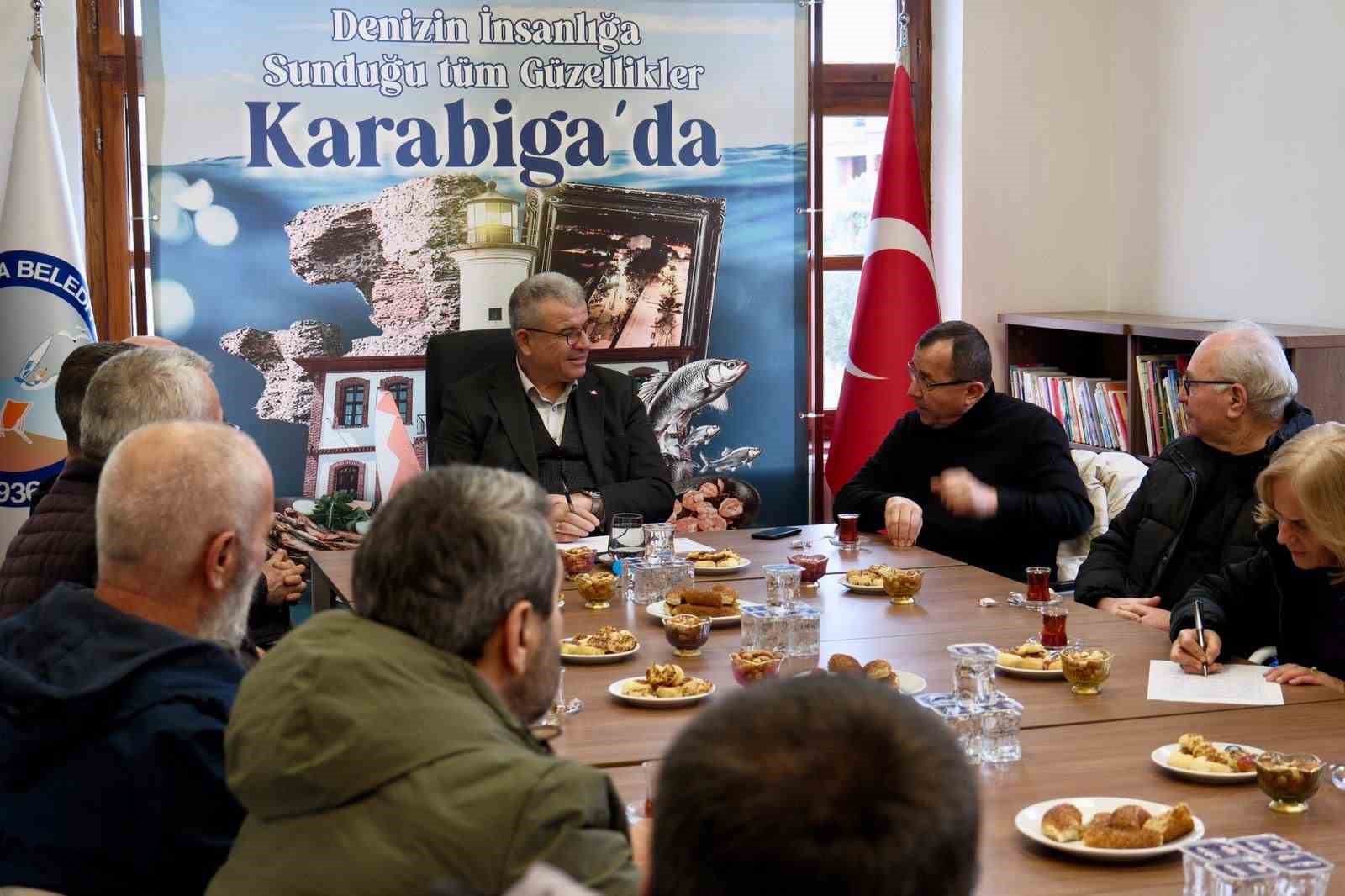 Başkan Elbi: Karabiga için birlikte konuşuyor, birlikte yol alıyoruz