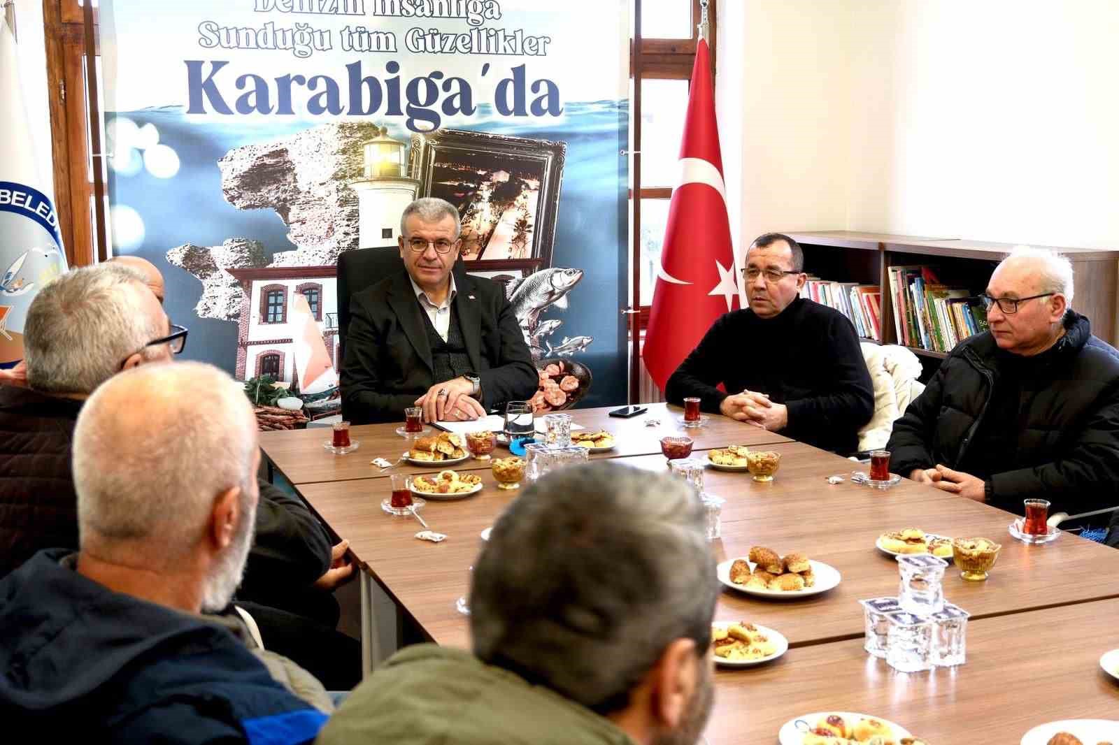 Başkan Elbi: Karabiga i&ccedil;in birlikte konuşuyor, birlikte yol alıyoruz
