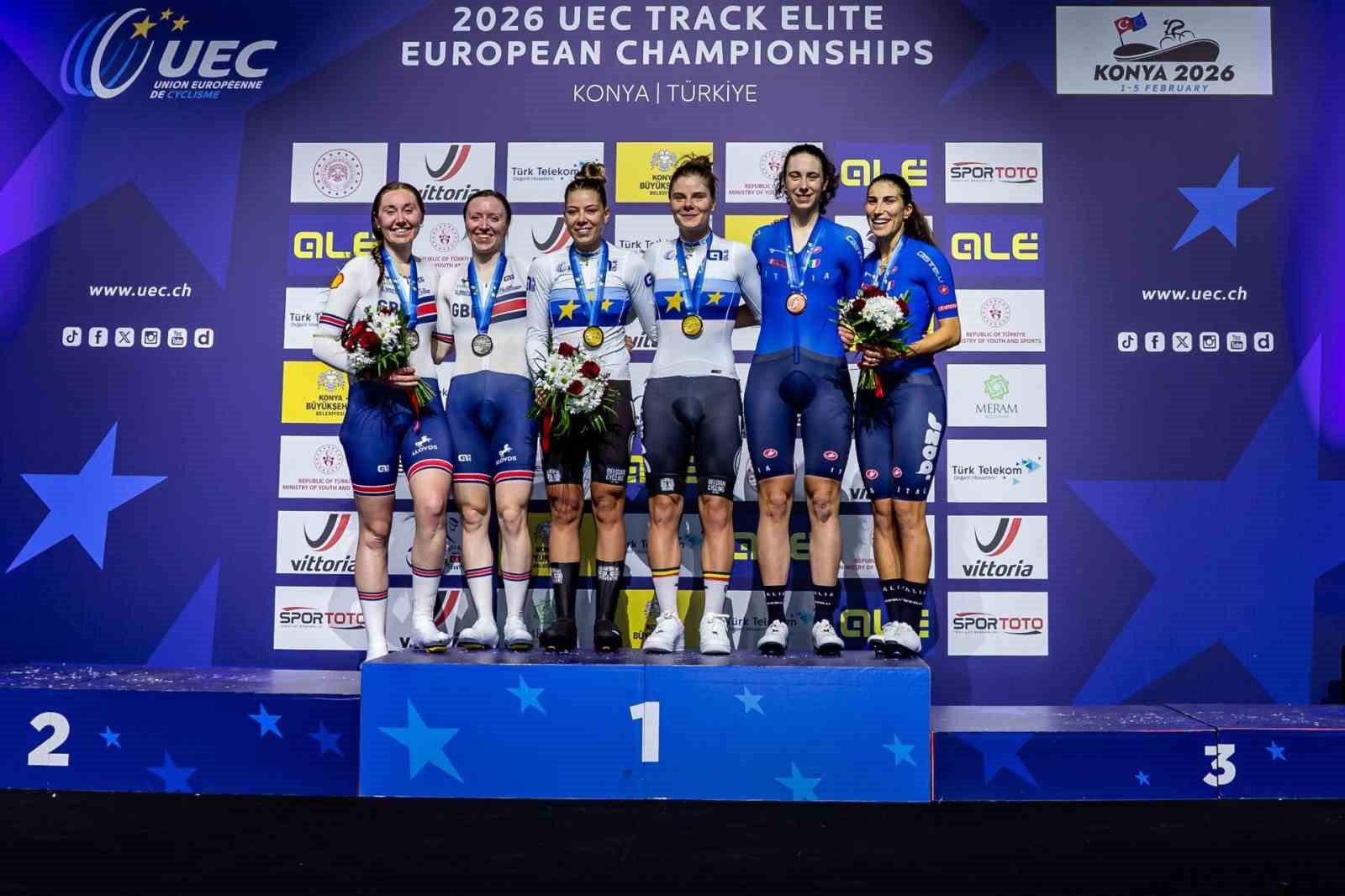 Konya, Avrupa Pist Bisikleti Şampiyonası&rsquo;na başarıyla ev sahipliği yaptı
