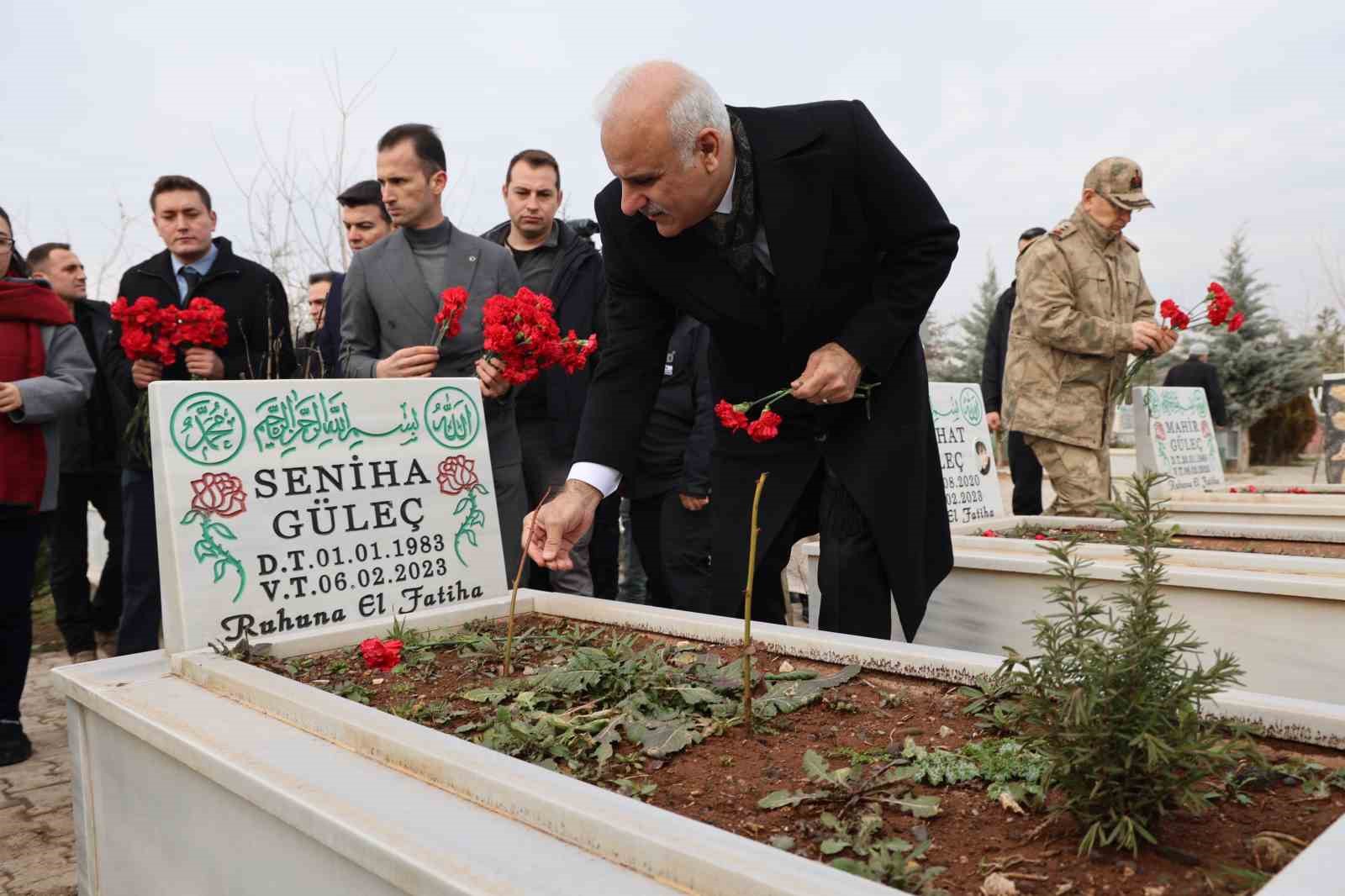Diyarbakır&rsquo;da 6 Şubat depreminde hayatını kaybedenler unutulmadı
