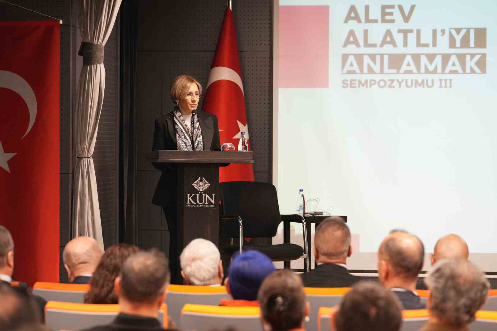 Alev Alatlı&rsquo;nın fikir mirası Kapadokya &Uuml;niversitesi&rsquo;nde yaşatılıyor

