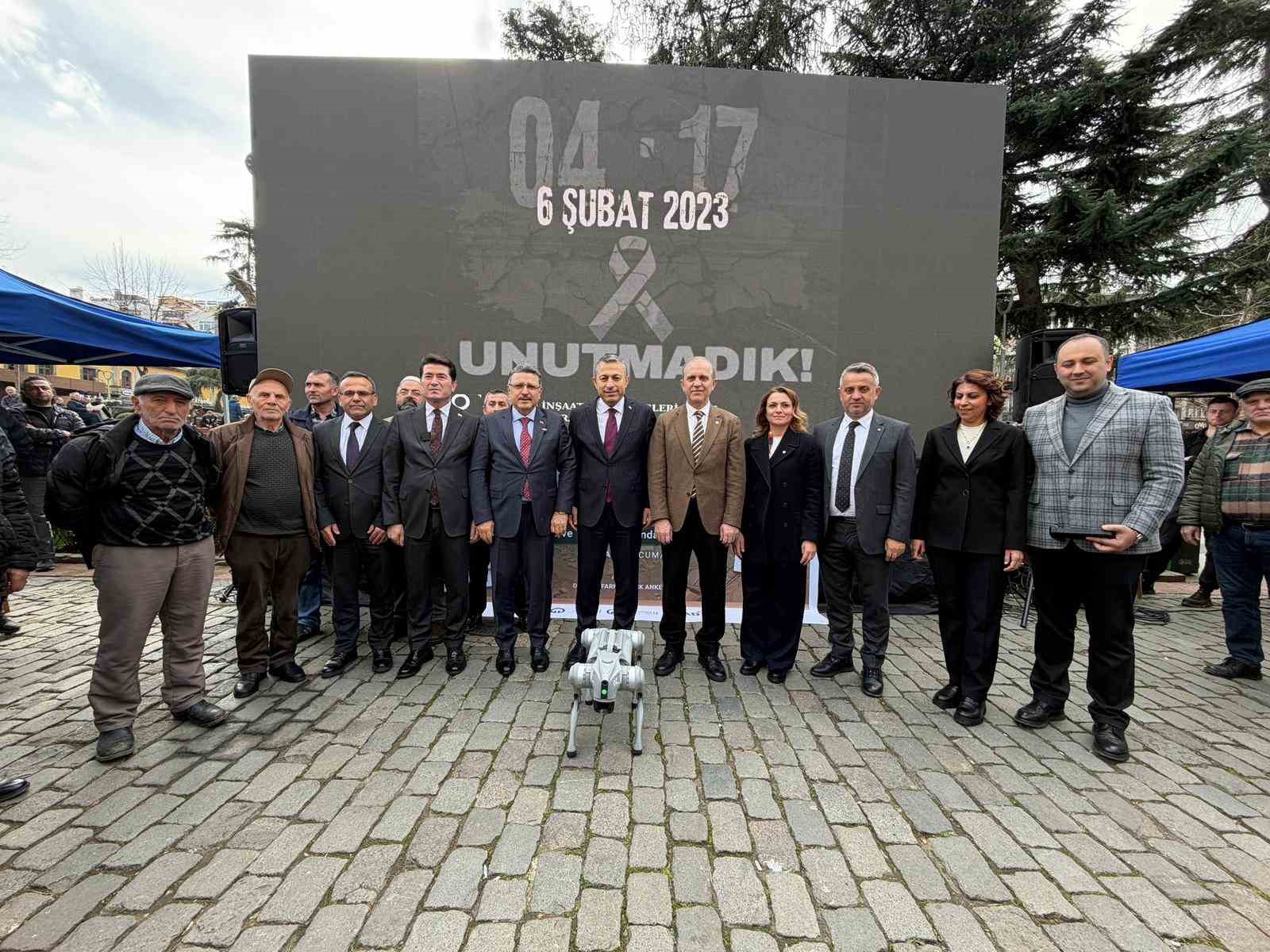 6 Şubat depremlerinde can veren vatandaşlar Trabzon&rsquo;da anıldı
