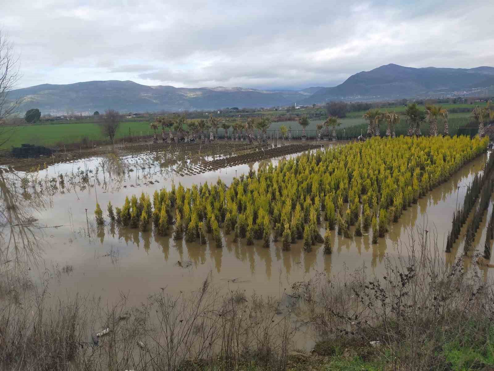 Sağanak yağış Ödemiş’te zarara neden oldu