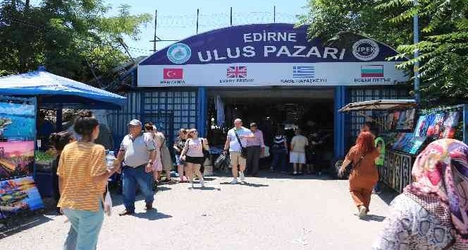 Edirne&rsquo;de kapatılan Ulus Pazarı yeniden "Balkan Pazarı" olarak a&ccedil;ılıyor
