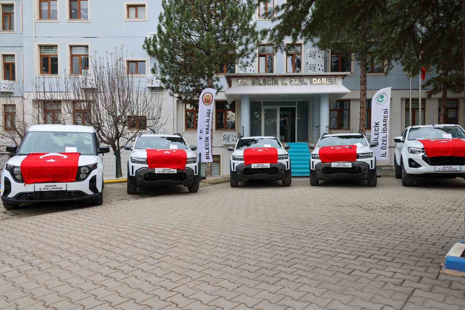 Bilecik İl Özel İdaresi araç filosunu güçlendiriyor
