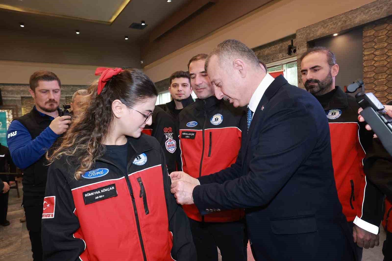 Kocaeli’nin arama kurtarma gücüne akreditasyon tescili