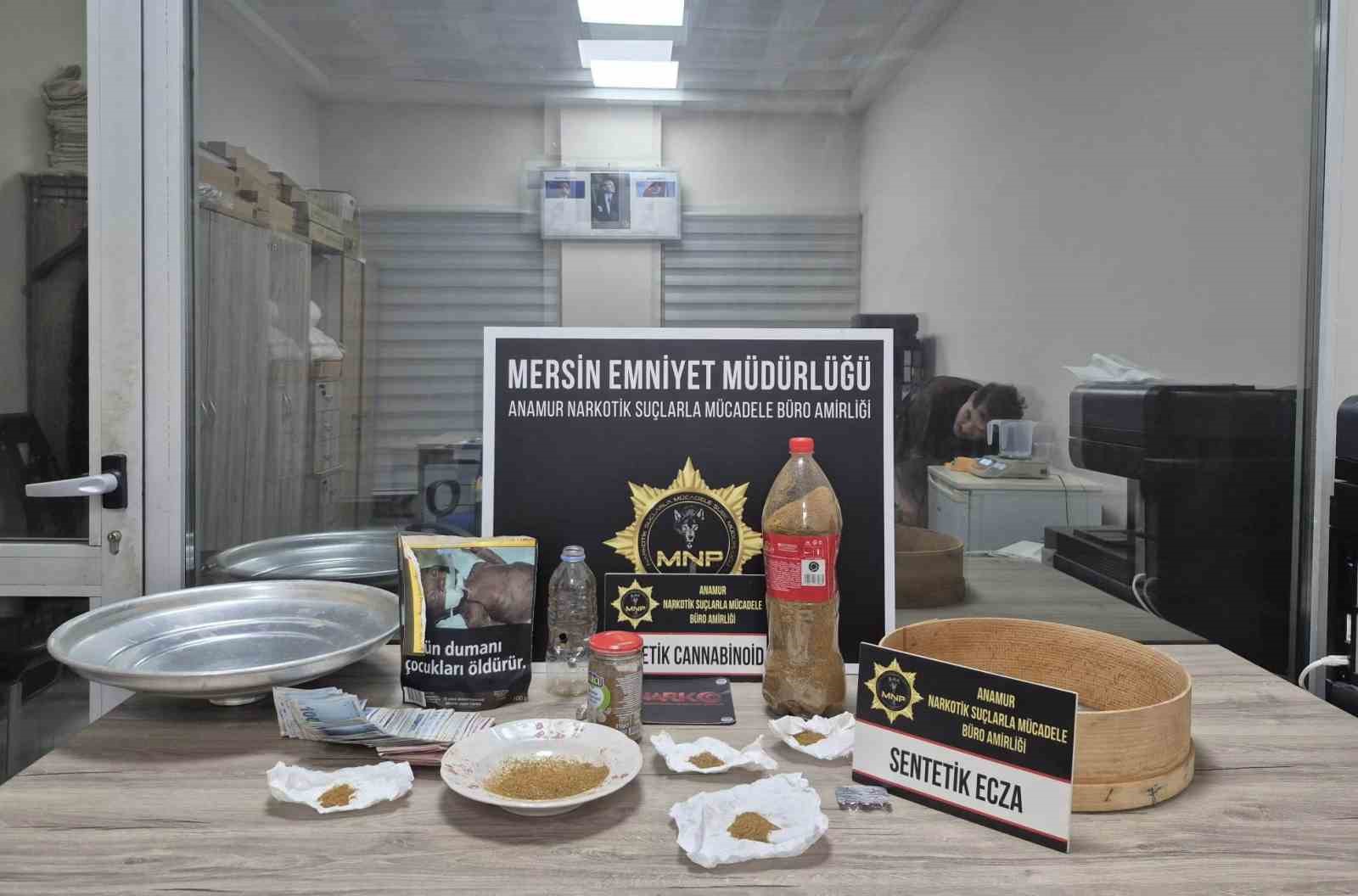 Anamur’da uyuşturucu operasyonu: 2 tutuklama