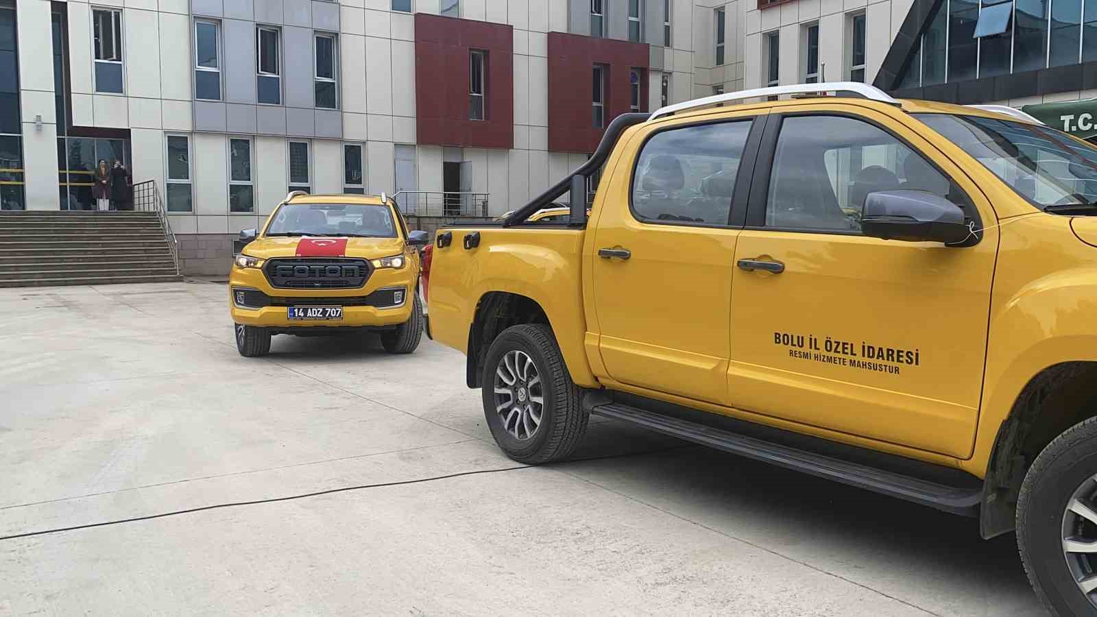 Bolu İl &Ouml;zel İdaresi filosuna 70 milyonluk takviye
