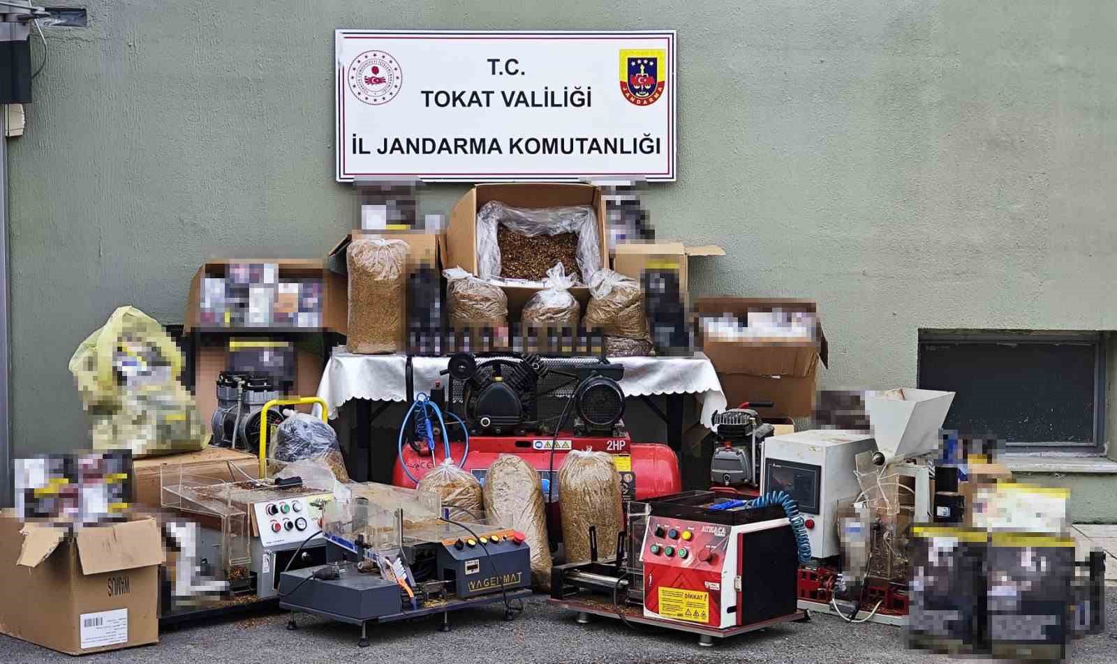 Tokat&rsquo;ta jandarma ka&ccedil;ak t&uuml;t&uuml;n operasyonu d&uuml;zenledi
