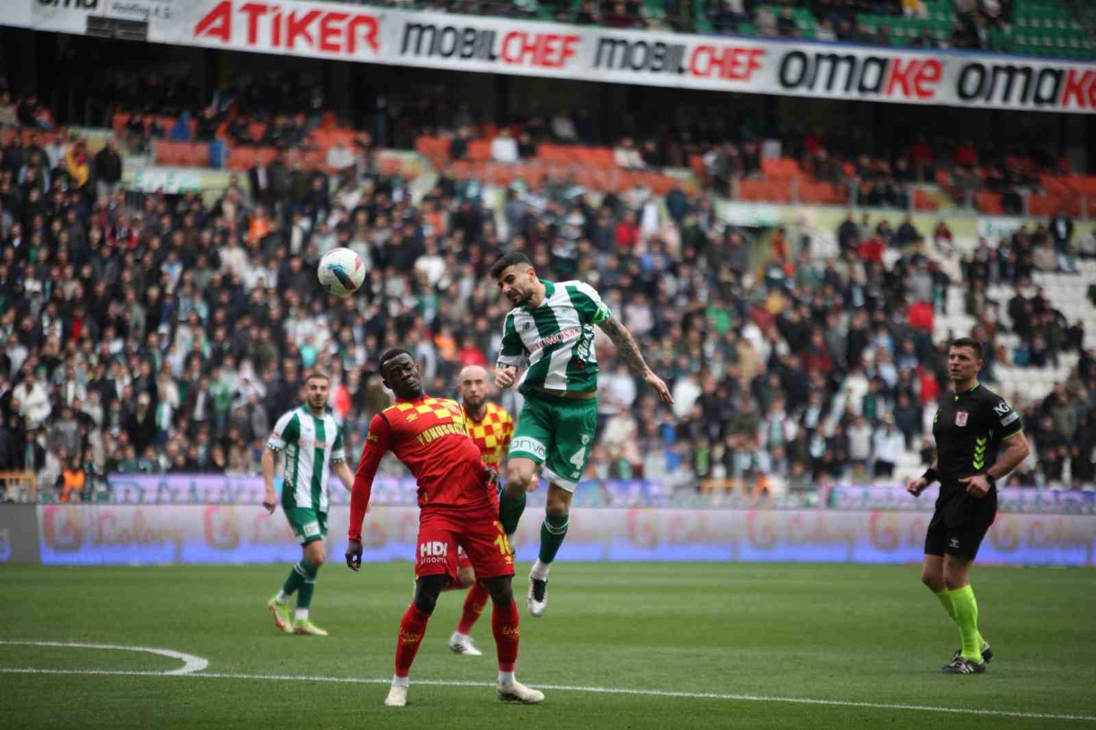 Konyaspor ile Göztepe 14. randevuda