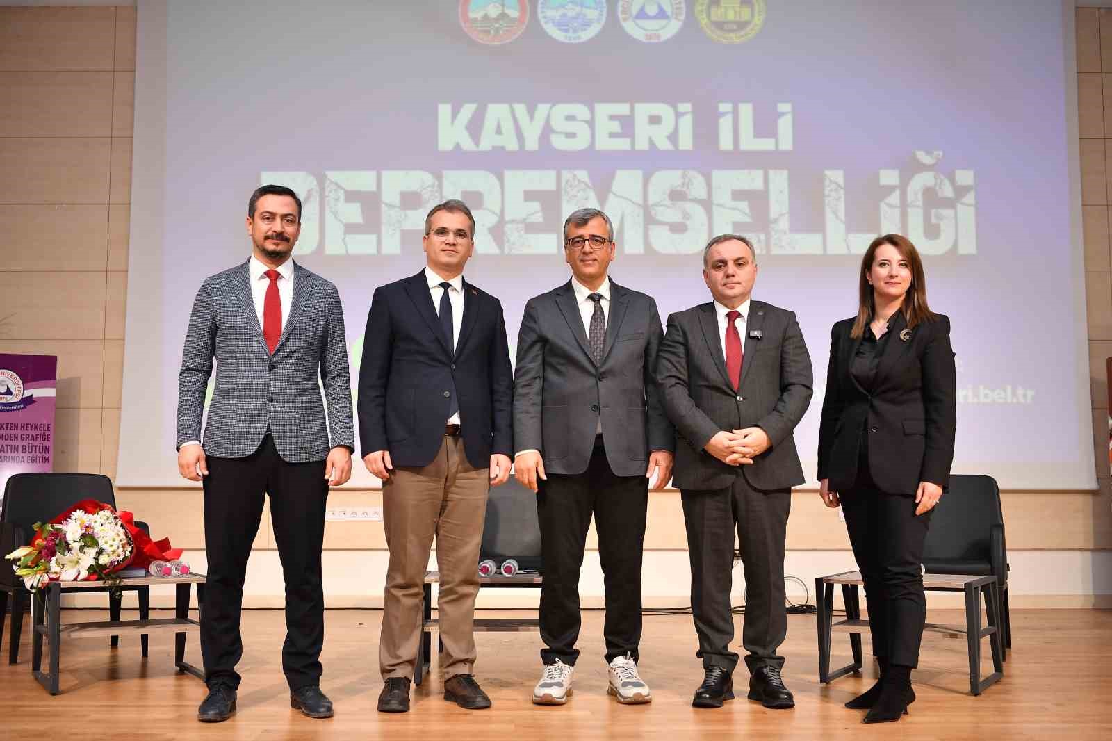 B&uuml;y&uuml;kşehir, Valilik ve &uuml;niversite iş birliği ile &rsquo;Kayseri İli Depremselliği&rsquo; Programı
