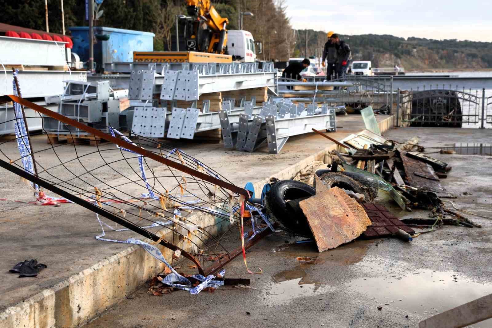 Eskihisar Sahili&rsquo;nde ekosistemi canlandıracak dip temizliği yapıldı
