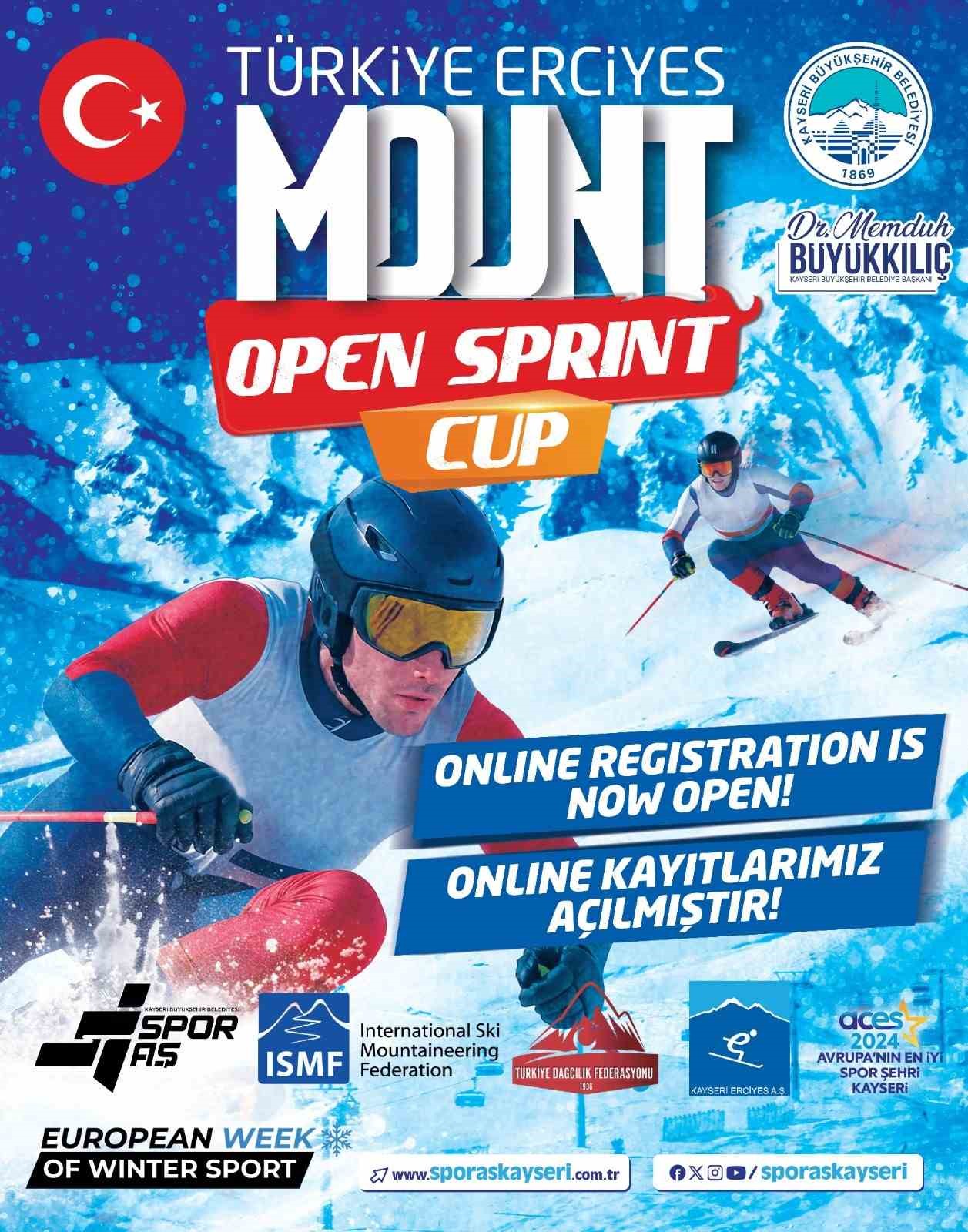 Türkiye Mount Erciyes Open Sprınt Cup kayıtları başladı