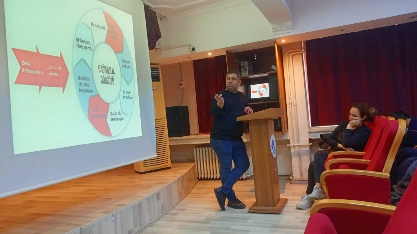 Nazilli&rsquo;de liseli gen&ccedil;lere sağlıklı yaşam eğitimi verildi
