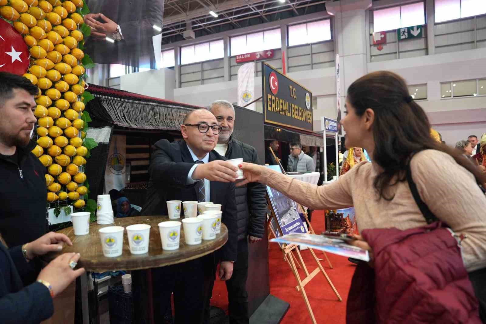 Erdemli, EMITT Fuarı’nda ziyaretçilerin ilgi odağı oldu