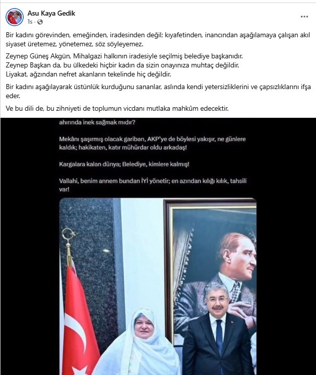 Asu Kaya Gedik&rsquo;ten Zeynep G&uuml;neş Akg&uuml;n&rsquo;e y&ouml;nelik paylaşımlara sert tepki
