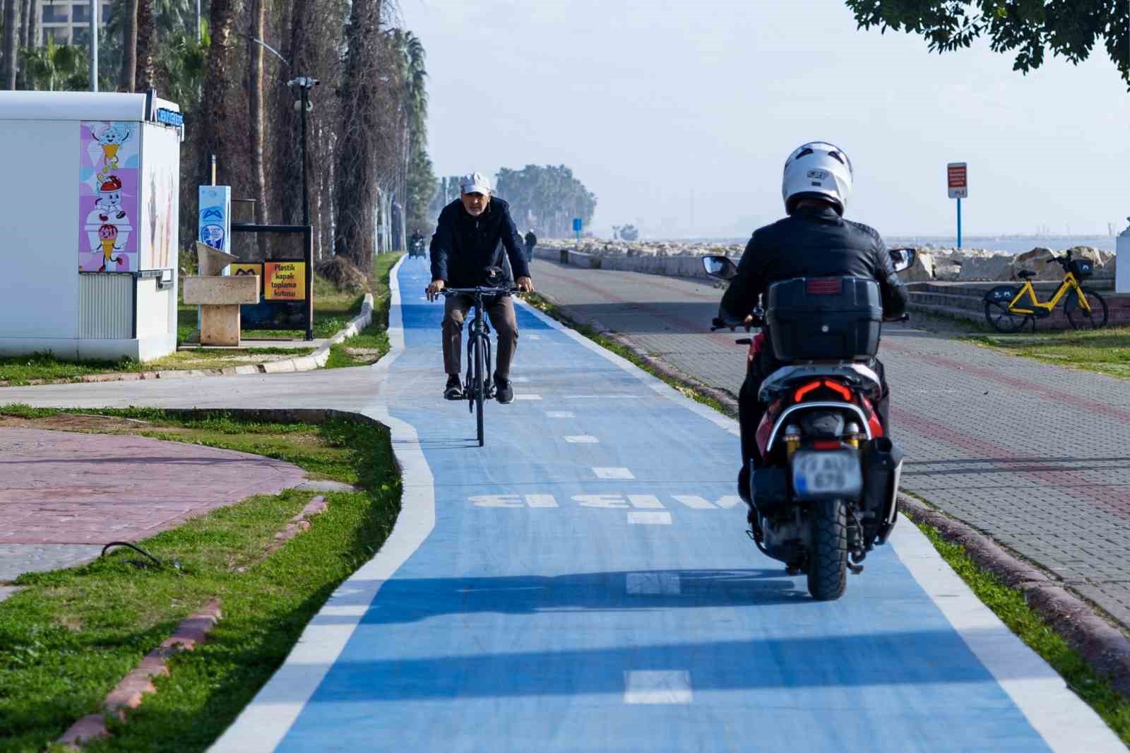 Mersin’de yürüyüş ve bisiklet yolları 20 kamerayla izleniyor