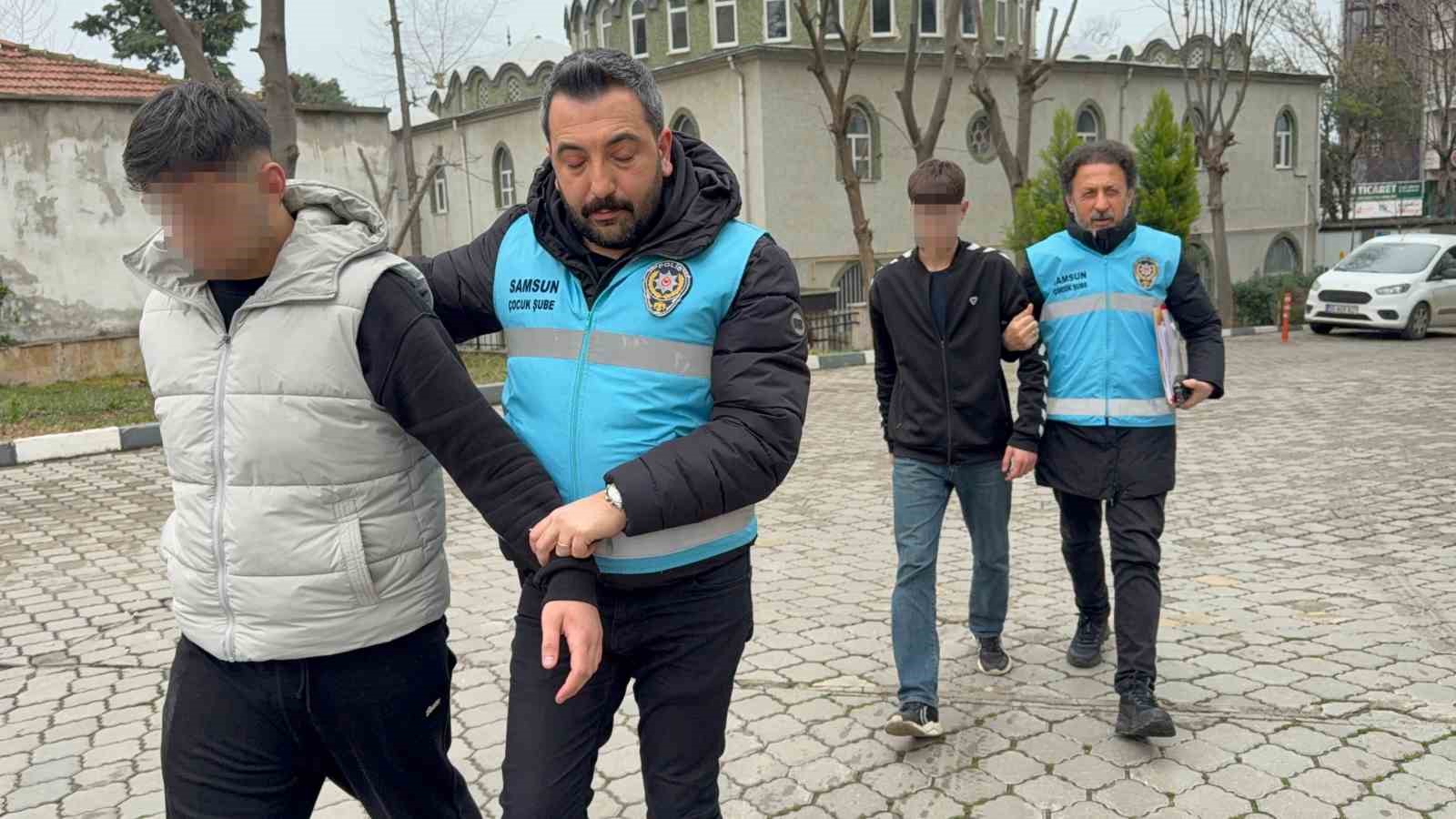 Samsun’da Trabzonspor otobüsünü taşlayan 5 kişi adliyeye sevk edildi