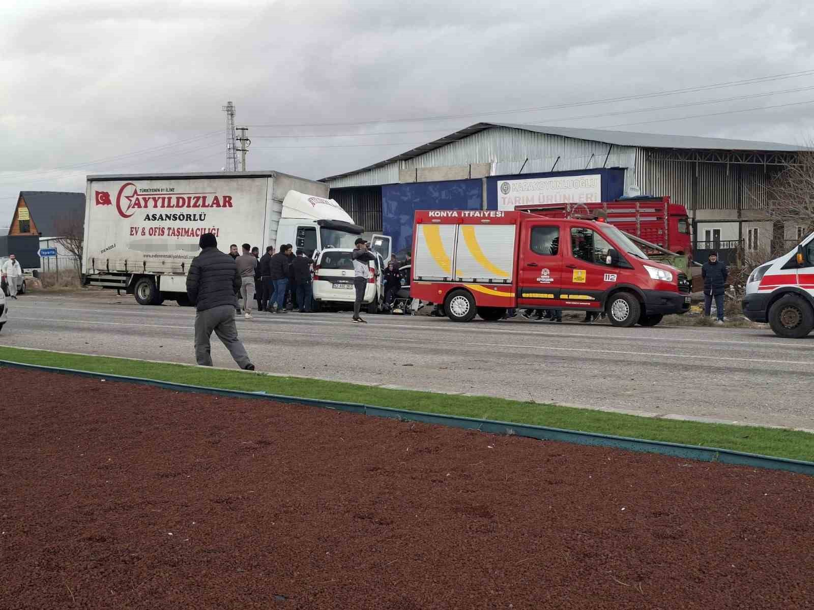 Konya&rsquo;da trafik kazaları: 7 yaralı
