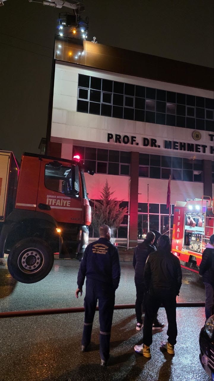 Ankara&rsquo;da saunada &ccedil;ıkan yangın s&ouml;nd&uuml;r&uuml;ld&uuml;
