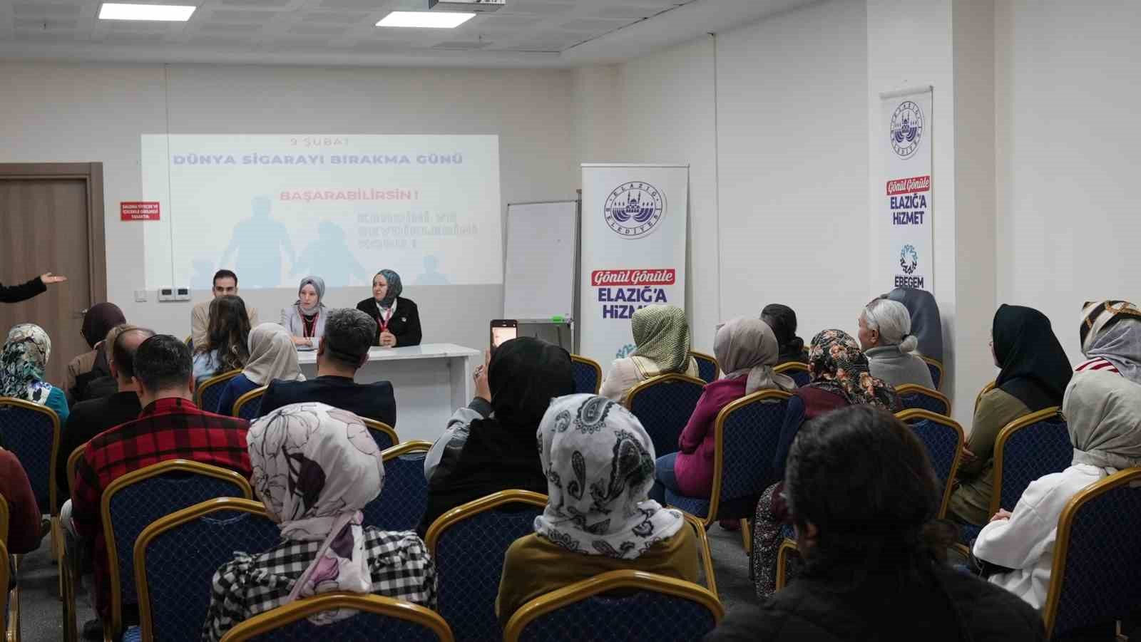 Elazığ’da sigaranın zararları anlatıldı
