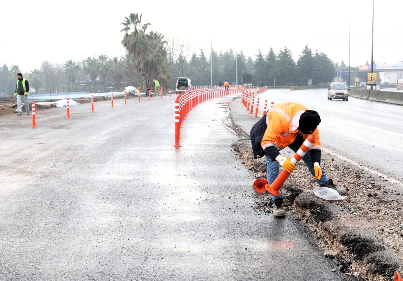 Başiskele Koridor Projesi&rsquo;nin kuzey yan yolu trafiğe a&ccedil;ıldı

