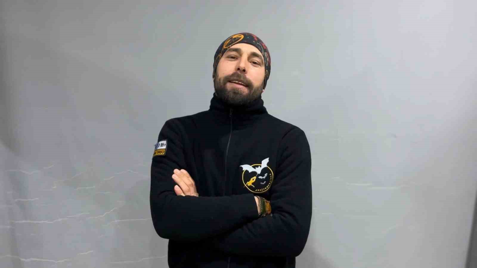 Yağmur ve kar sularıyla coşan kanyonu ge&ccedil;en sporcu b&ouml;yle konuştu
