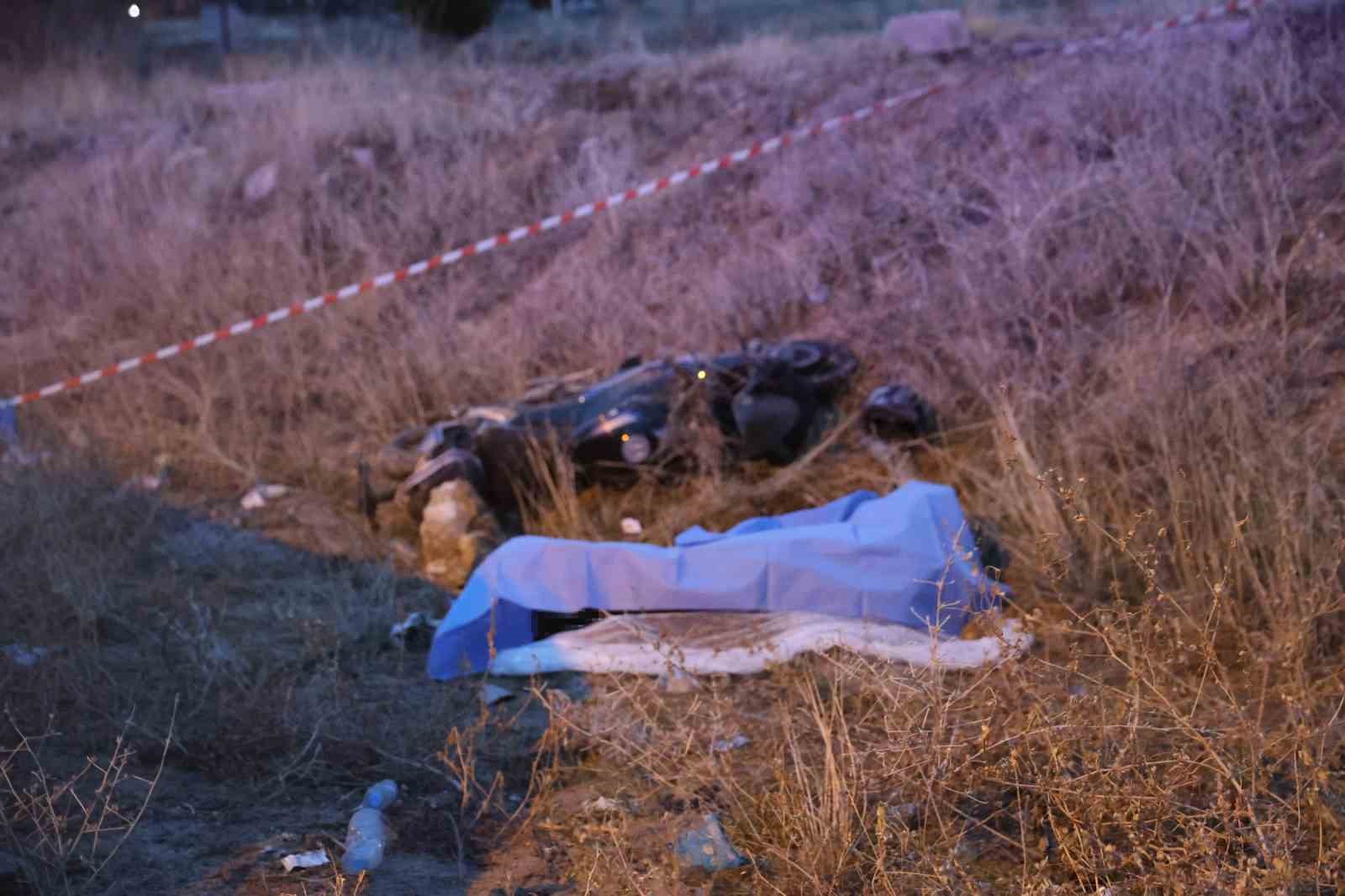 Nevşehir’de motosiklet şarampole devrildi: 1 ölü