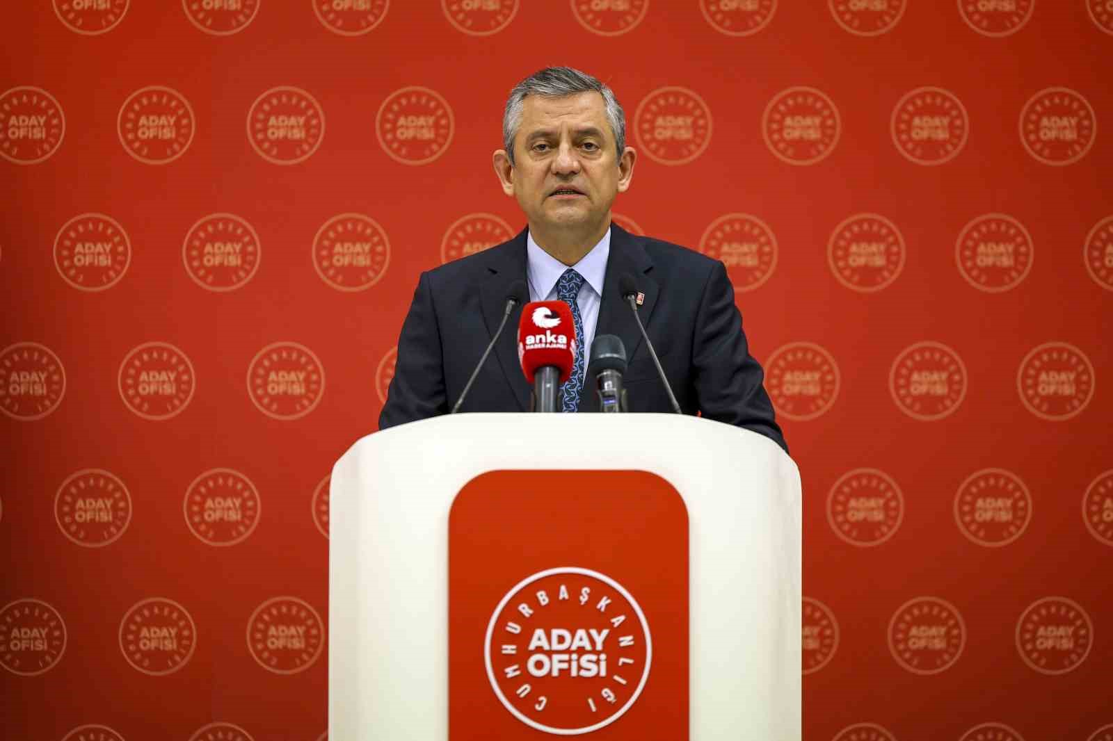 CHP Genel Başkanı &Ouml;zel: "Bor&ccedil;ların yapılandırılması hayati bir gereklilik haline gelmiştir"
