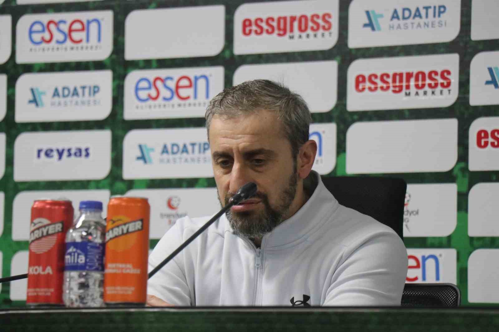 Sakaryaspor - Erzurumspor FK ma&ccedil;ının ardından
