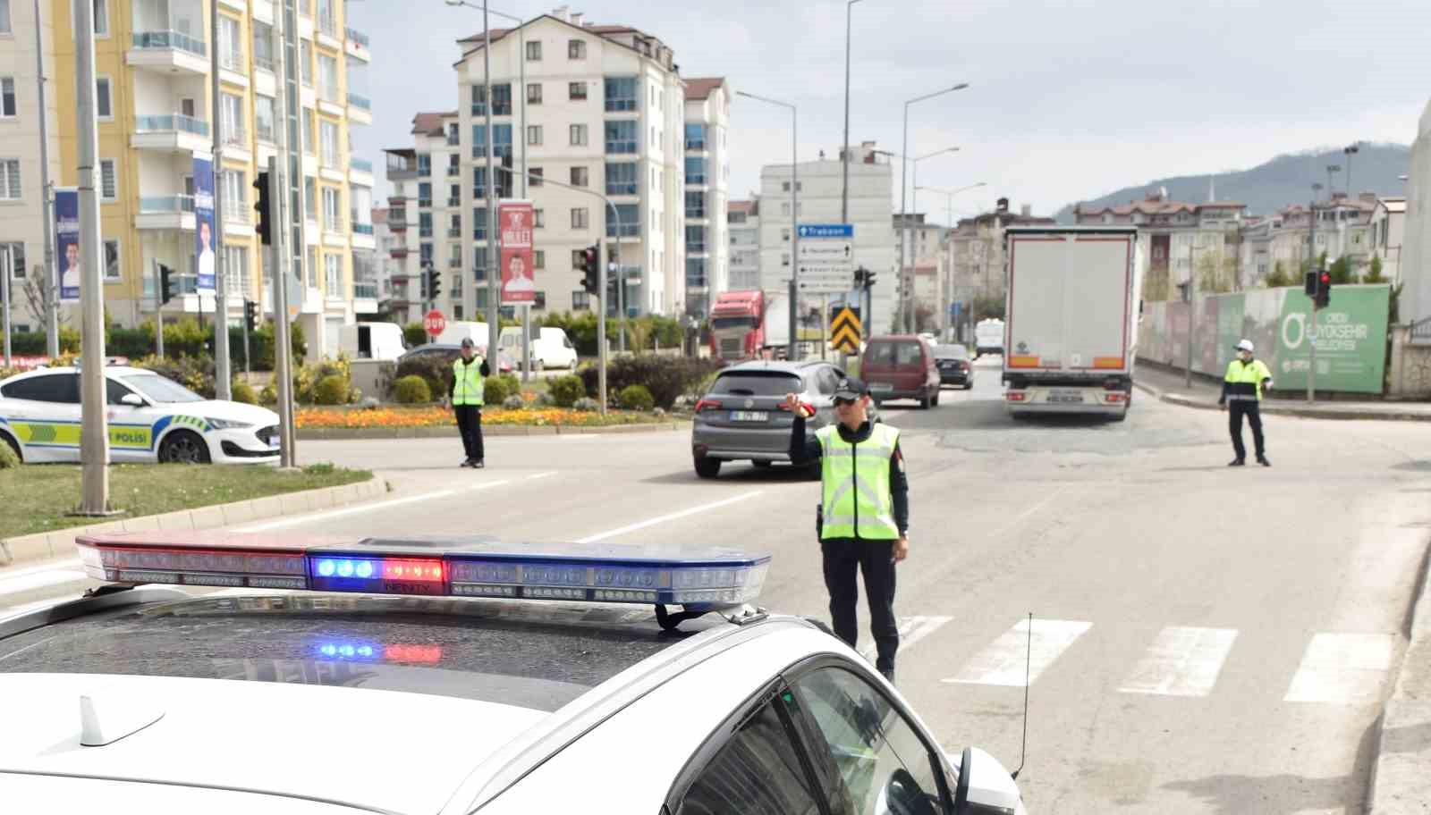 Ordu’da bir haftada yaklaşık 18 bin araç ve sürücüsü denetlendi