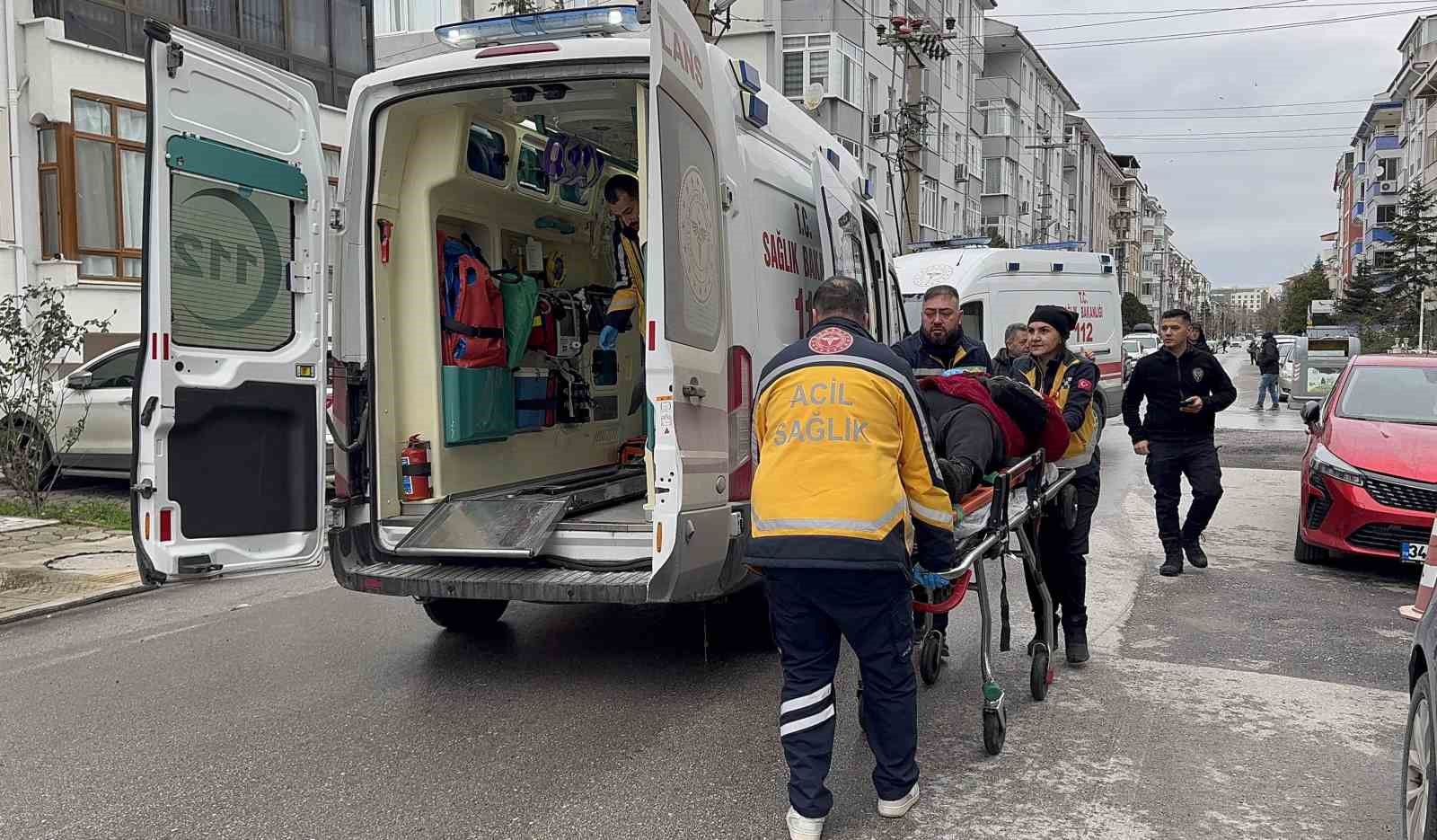 Edirne’de otomobillerin çarpıştığı kaza kamerada