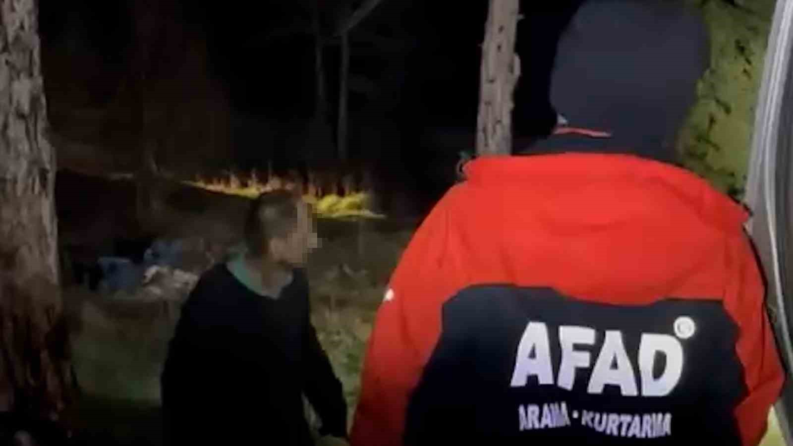 Bolu’da kaybolan zihinsel engelli vatandaş 20 saat sonra sağ bulundu