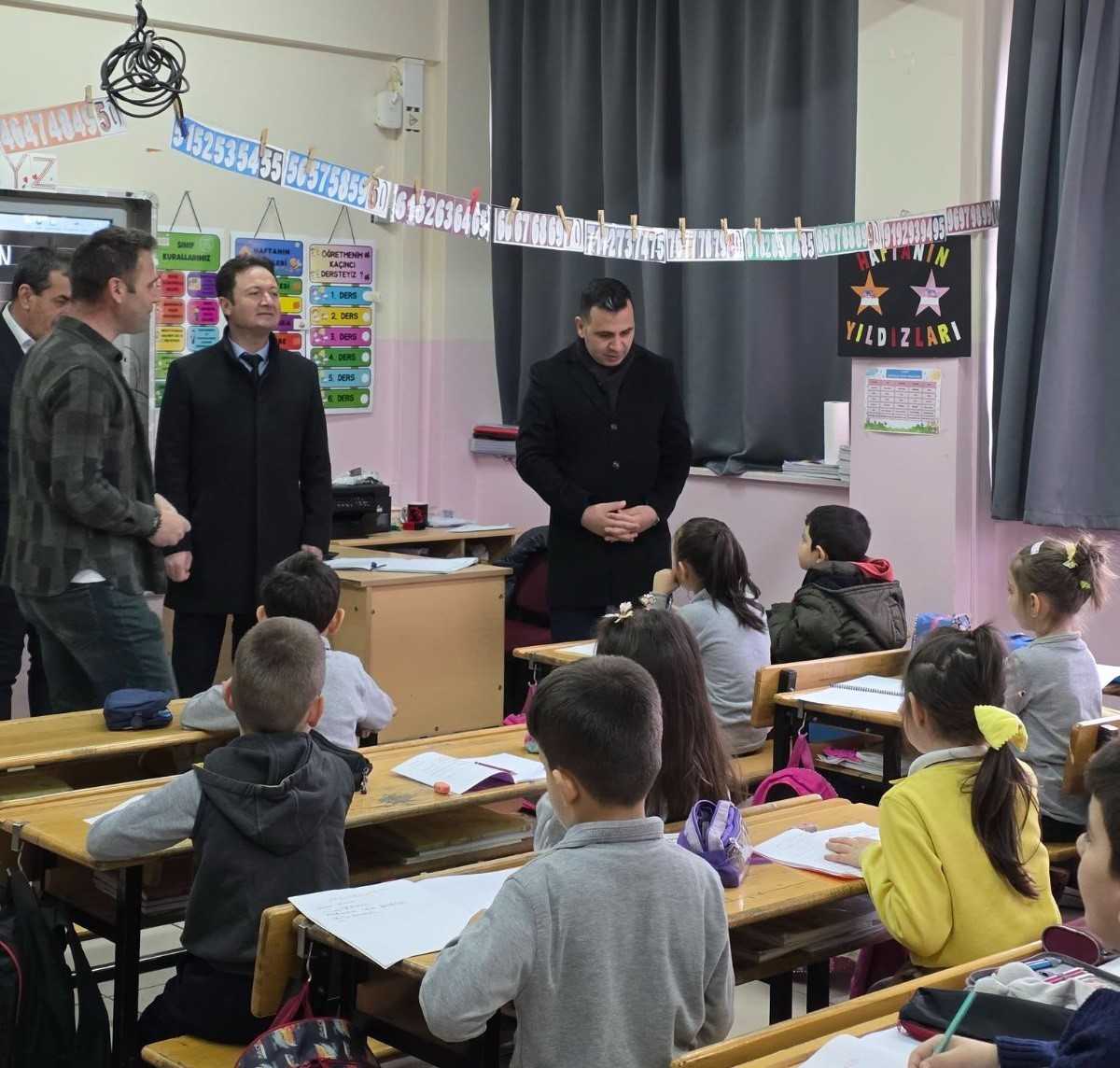 Kaymakam Algın&rsquo;dan G&ouml;lkent Okullarına ziyaret
