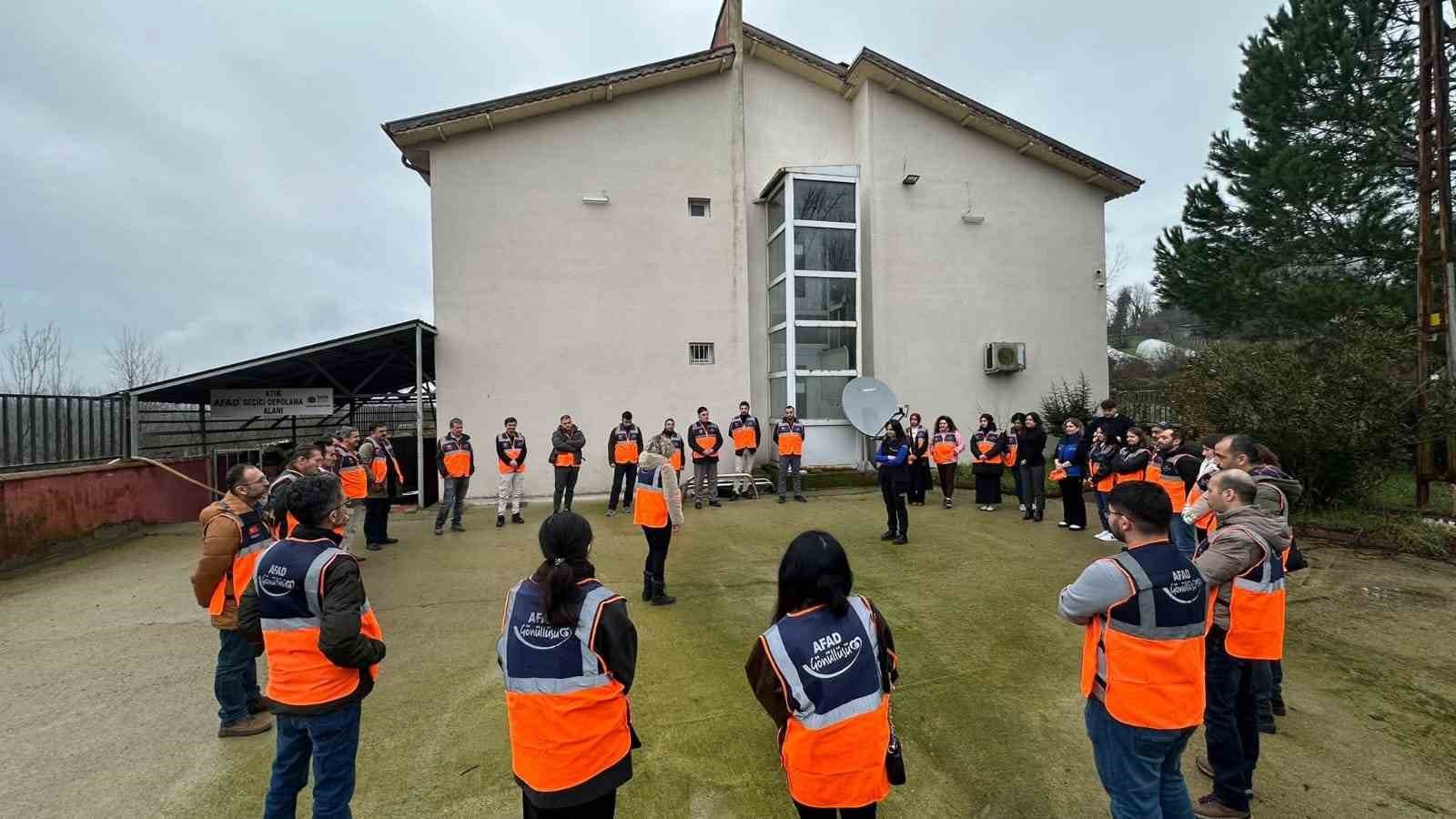 Bartın’da AFAD gönüllülerine farkındalık eğitimi