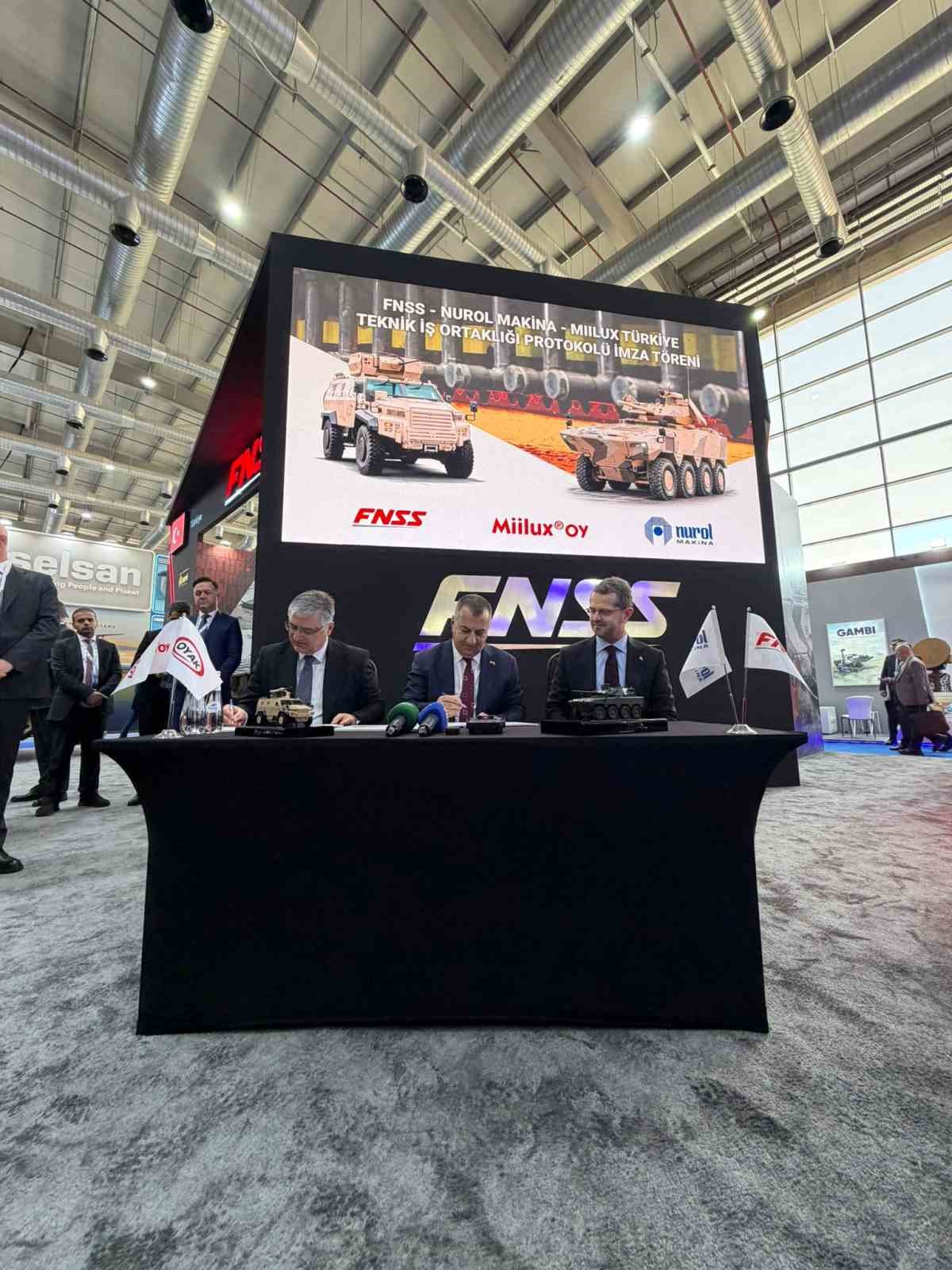 Miilux OY, FNSS ve Nurol Makina T&uuml;rk savunma sanayii i&ccedil;in g&uuml;&ccedil;lerini birleştirdi
