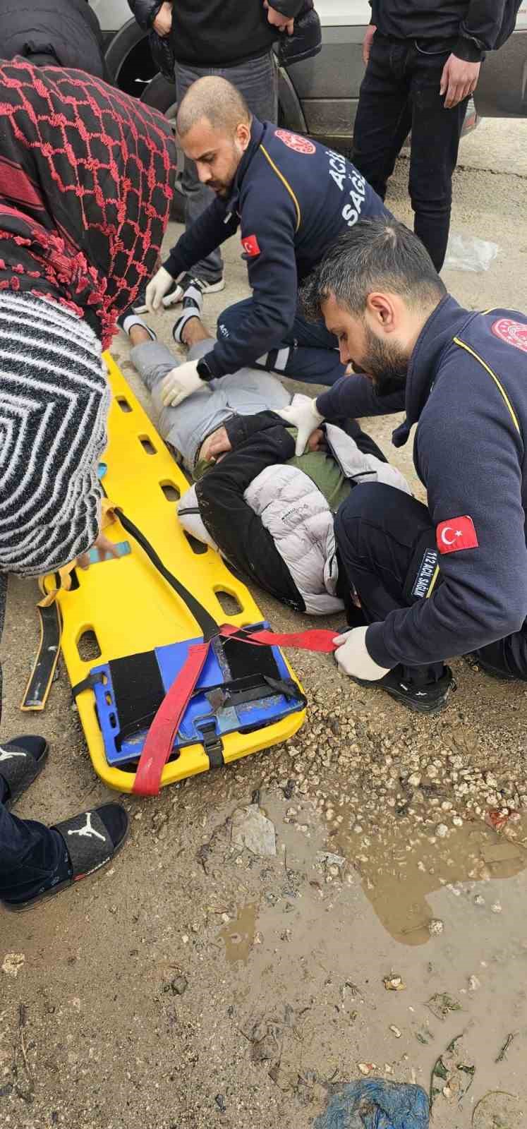 Mardin’de motosiklet ile minibüs çarpıştı: 1 yaralı