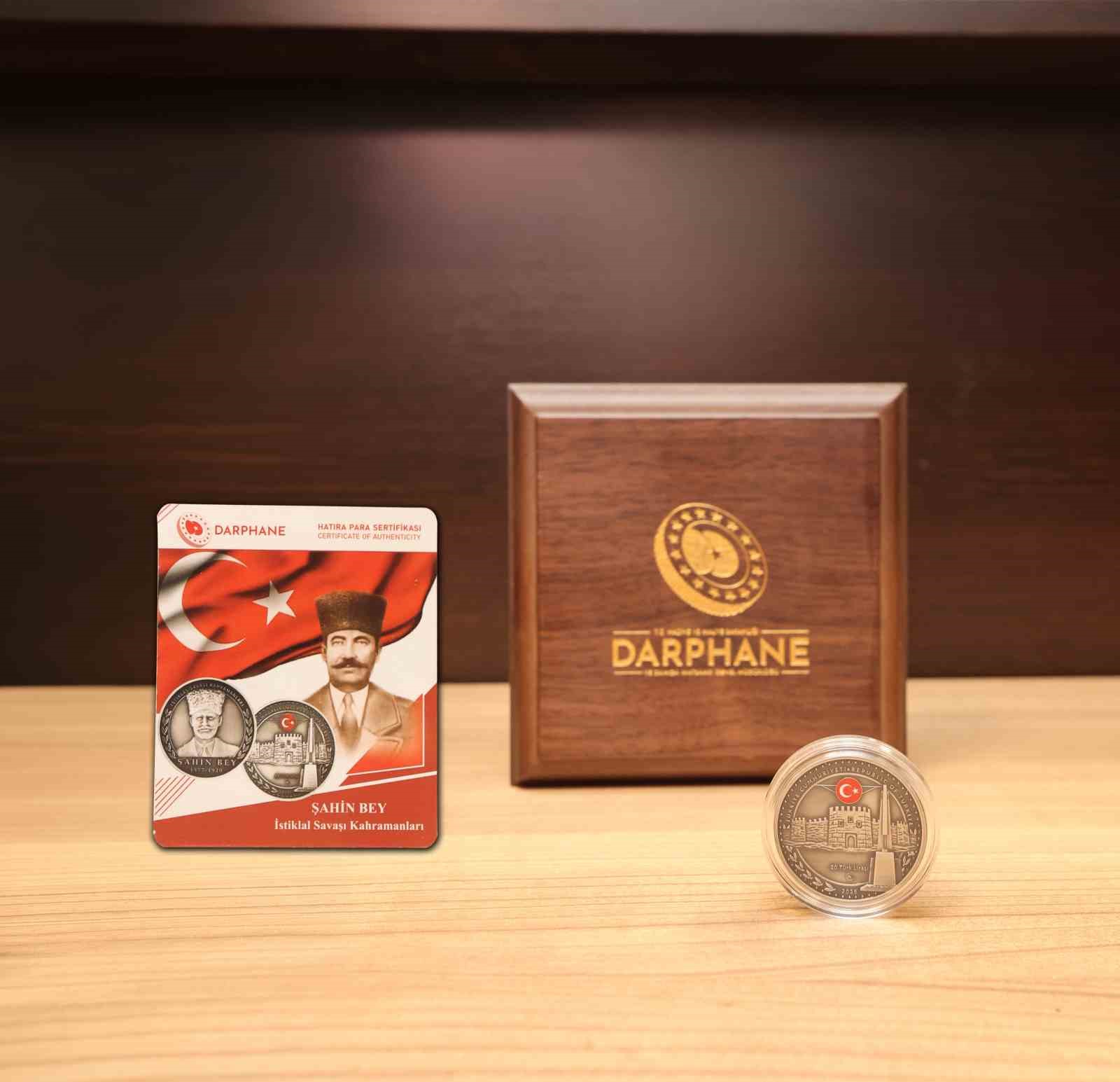 Şahinbey’in kahramanlık destanı hatıra parayla ölümsüzleştirildi