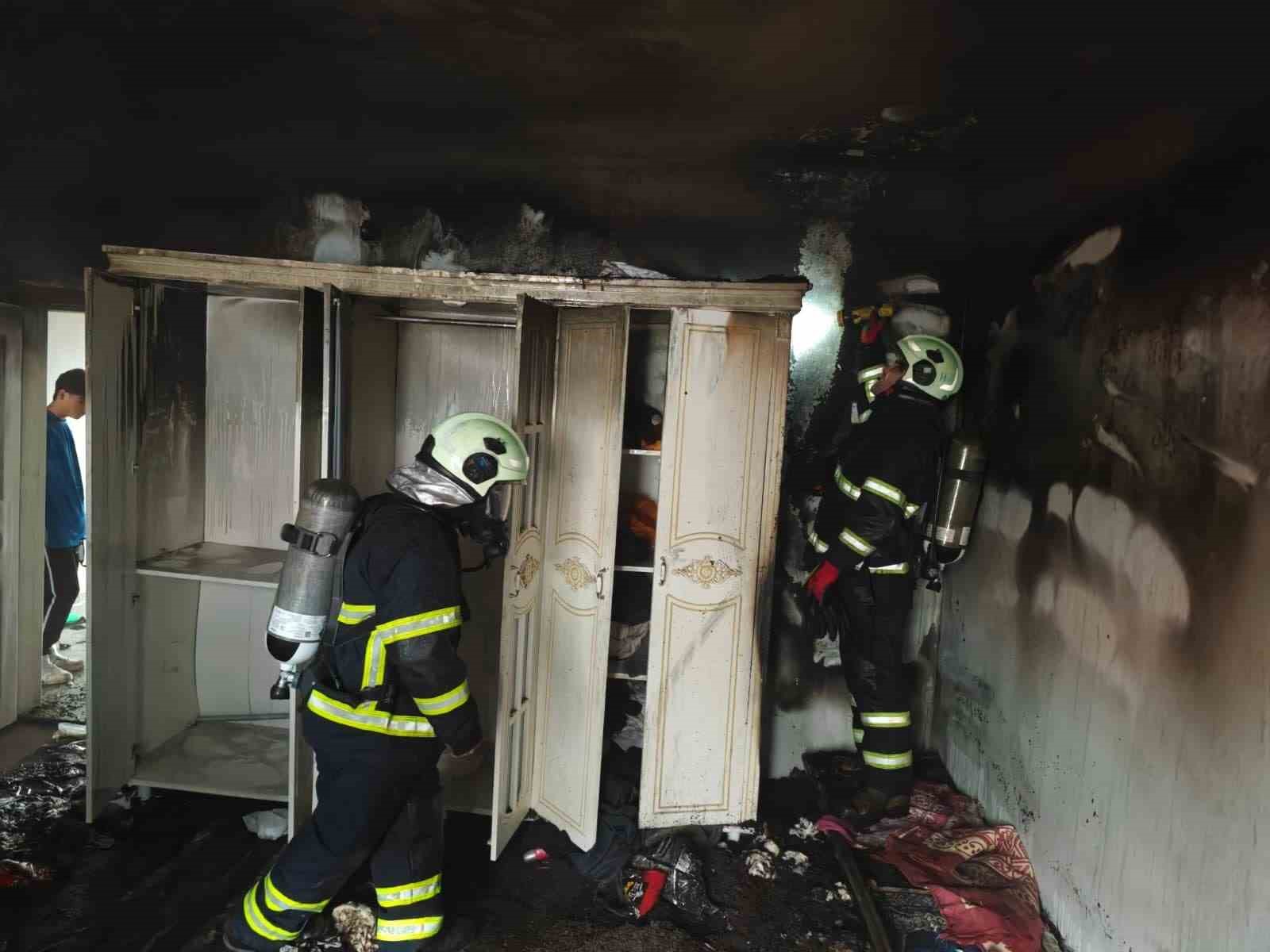 Mardin’de müstakil evde çıkan yangın söndürüldü