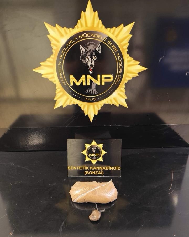 Muş’ta uyuşturucu operasyonu: 2 şüpheli hakkında adli işlem