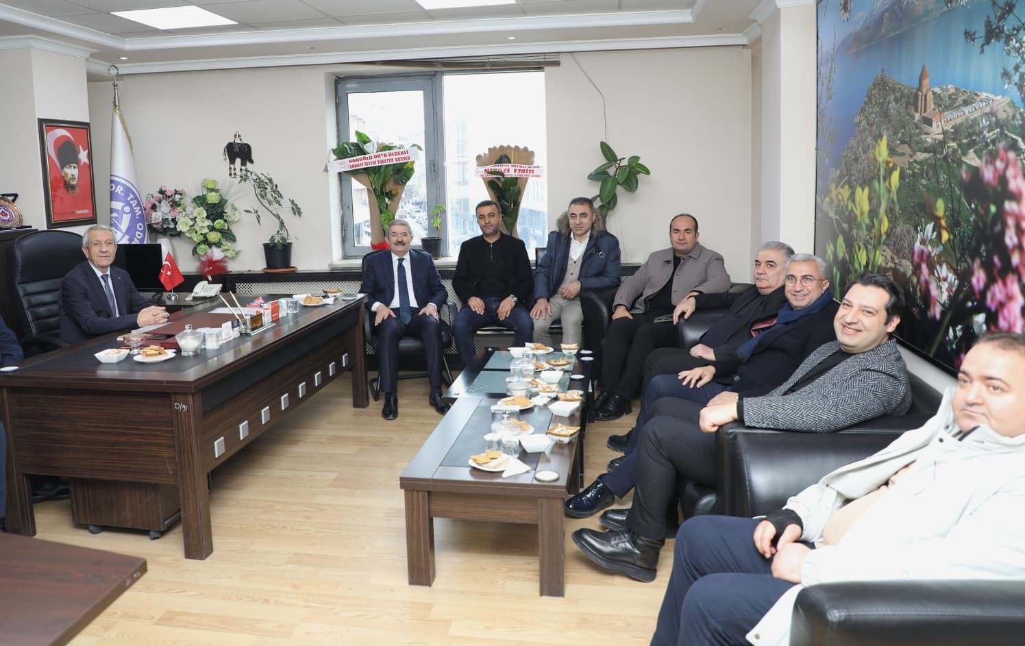 Van TSO&rsquo;dan oda başkanlarına hayırlı olsun ziyareti
