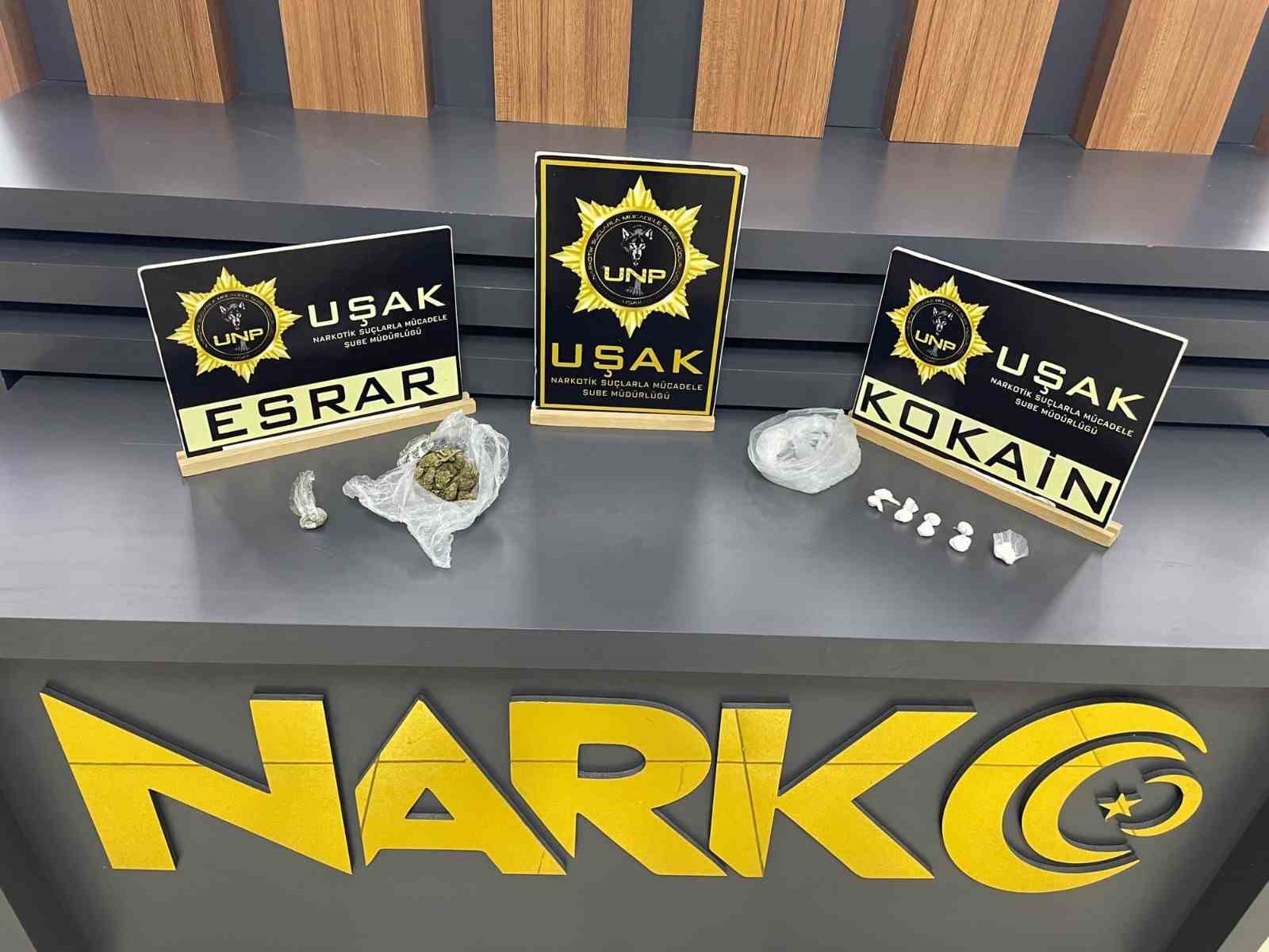 Uşak&rsquo;ta uyuşturucu operasyonu: 3 tutuklama
