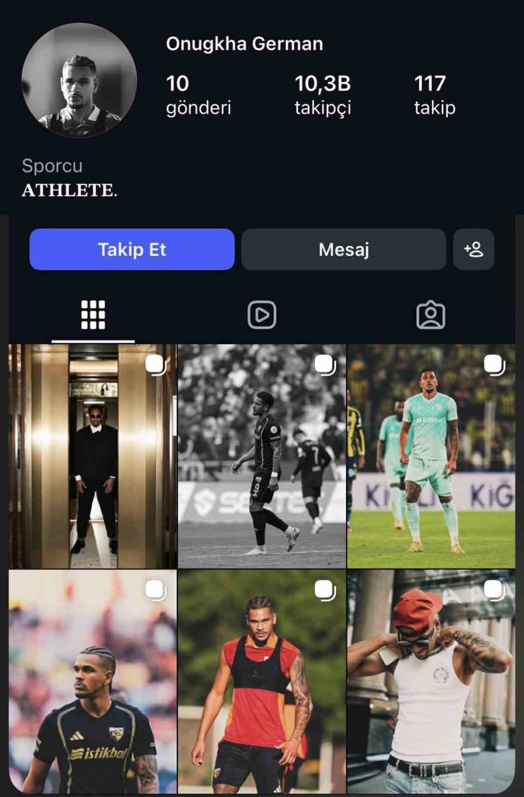 Kayserispor’da Rus golcü Onugkha kadro dışı kaldı