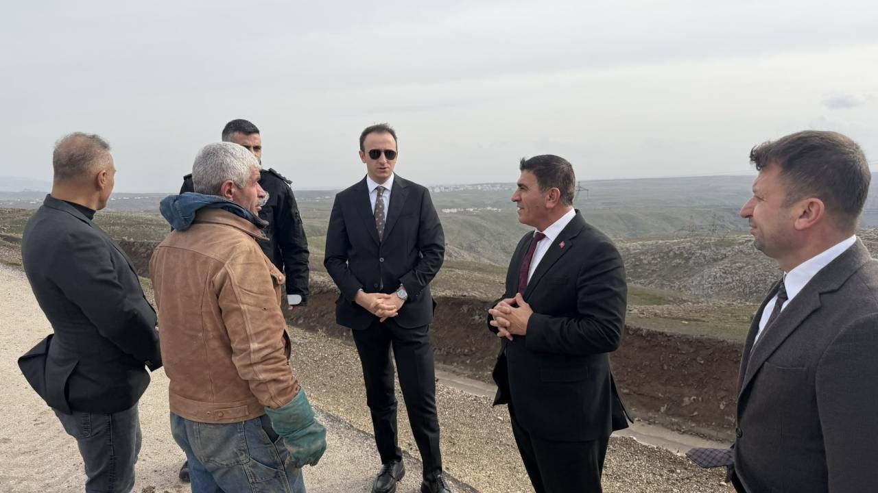 Kaymakam Memiş, su projesi alanını inceledi