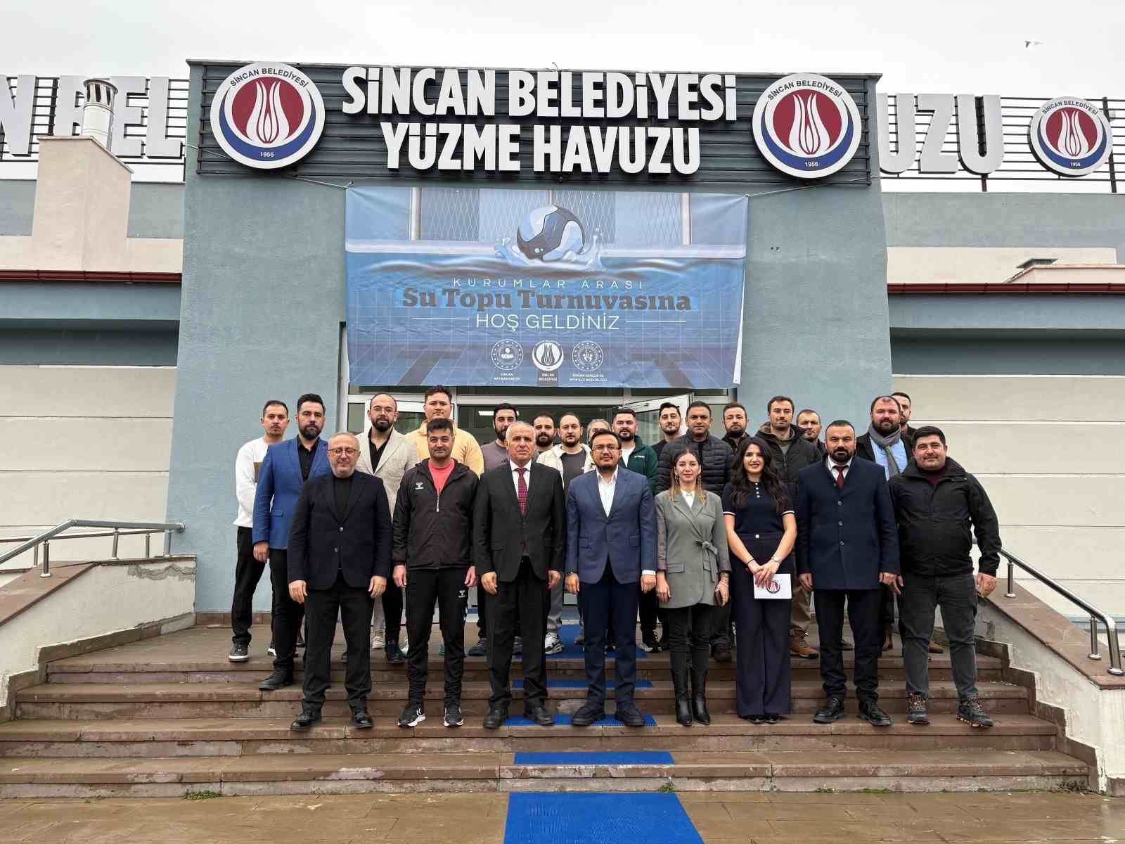 Ankara&rsquo;da su topu turnuvası heyecanı
