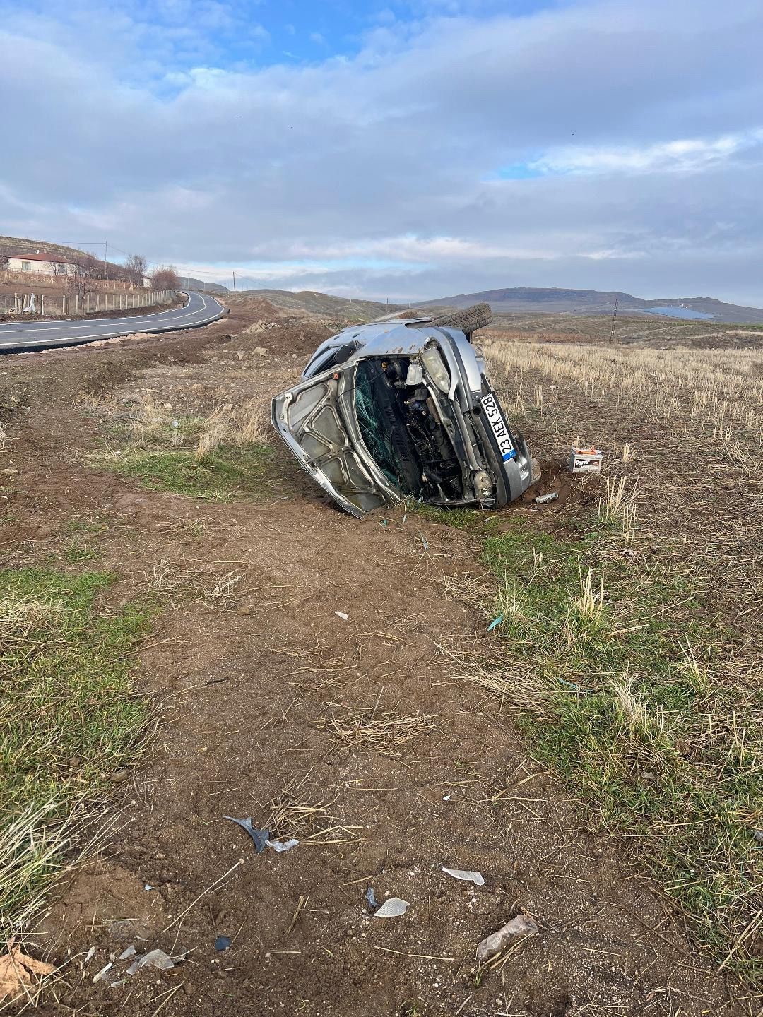 Elazığ’da trafik kazası: 1 yaralı