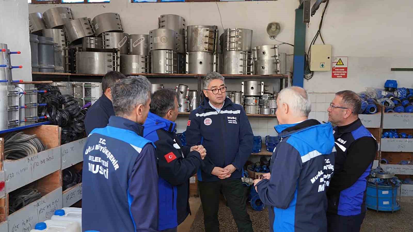 MUSKİ Genel Müdürü Şengül Datça’daki yatırımları yerinde inceledi